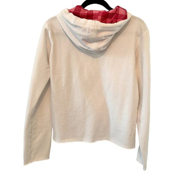 BOXERCRAFT Women's Kentucky Derby Full Zip Hoodie White‎ Cream Sweatshirt Sz L - Picture 3 of 7